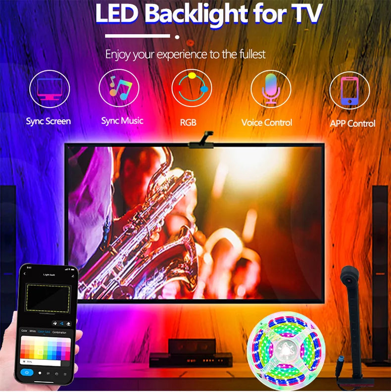 Smart LED TV Backlight – RGBIC 55”-75”