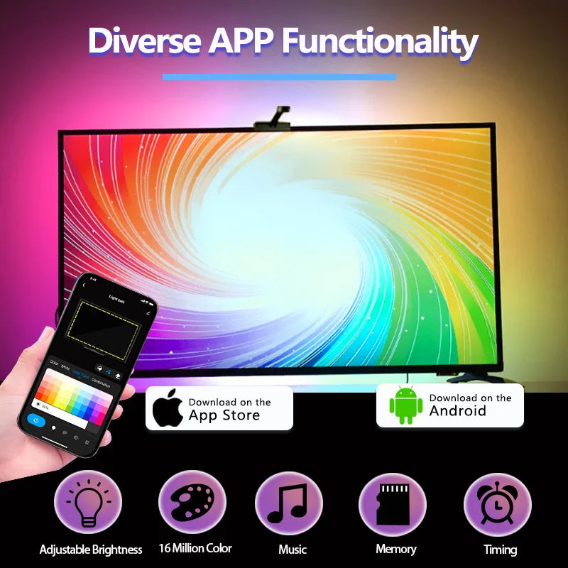 Smart LED TV Backlight – RGBIC 55”-75”