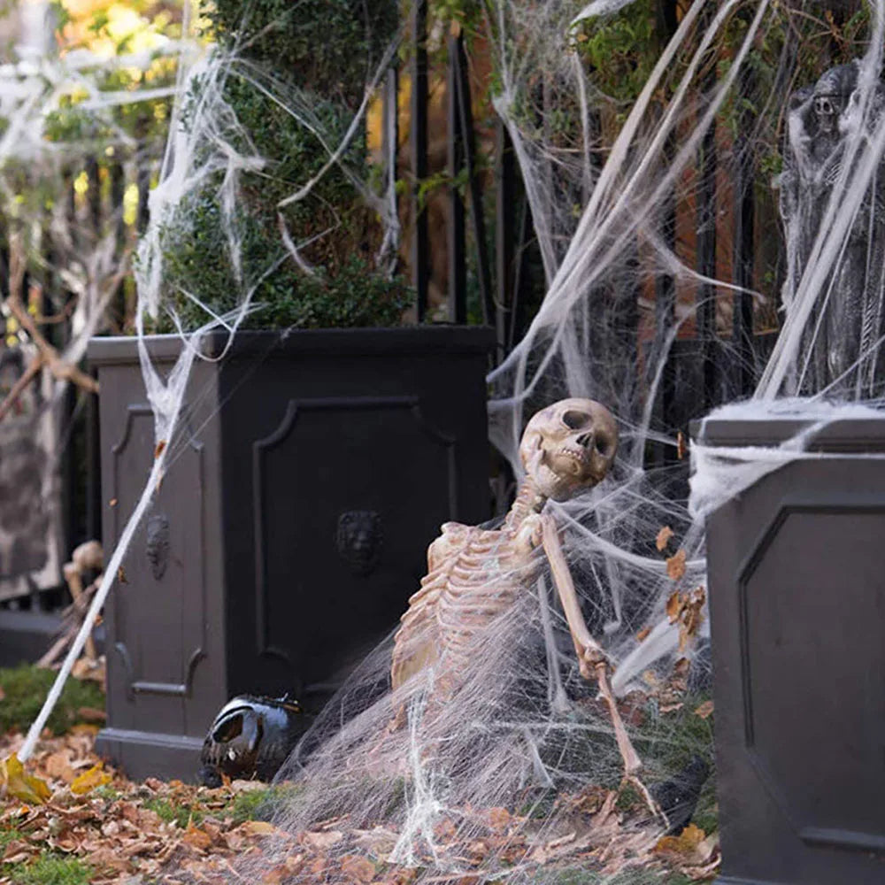 Halloween Decoration Spider Web, Artificial Spider Web