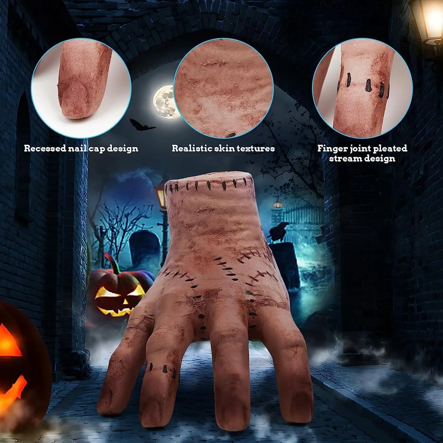 Halloween Horror Hand Prop – Broken Hand Figurine