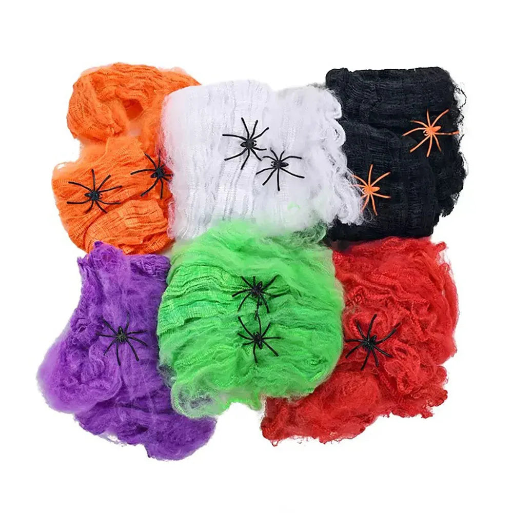 Halloween Decoration Spider Web, Artificial Spider Web