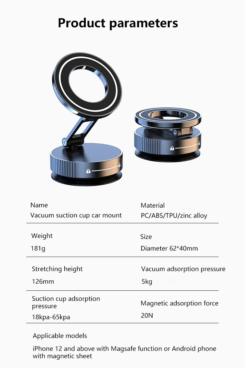 360° Magnetic Foldable Phone Holder