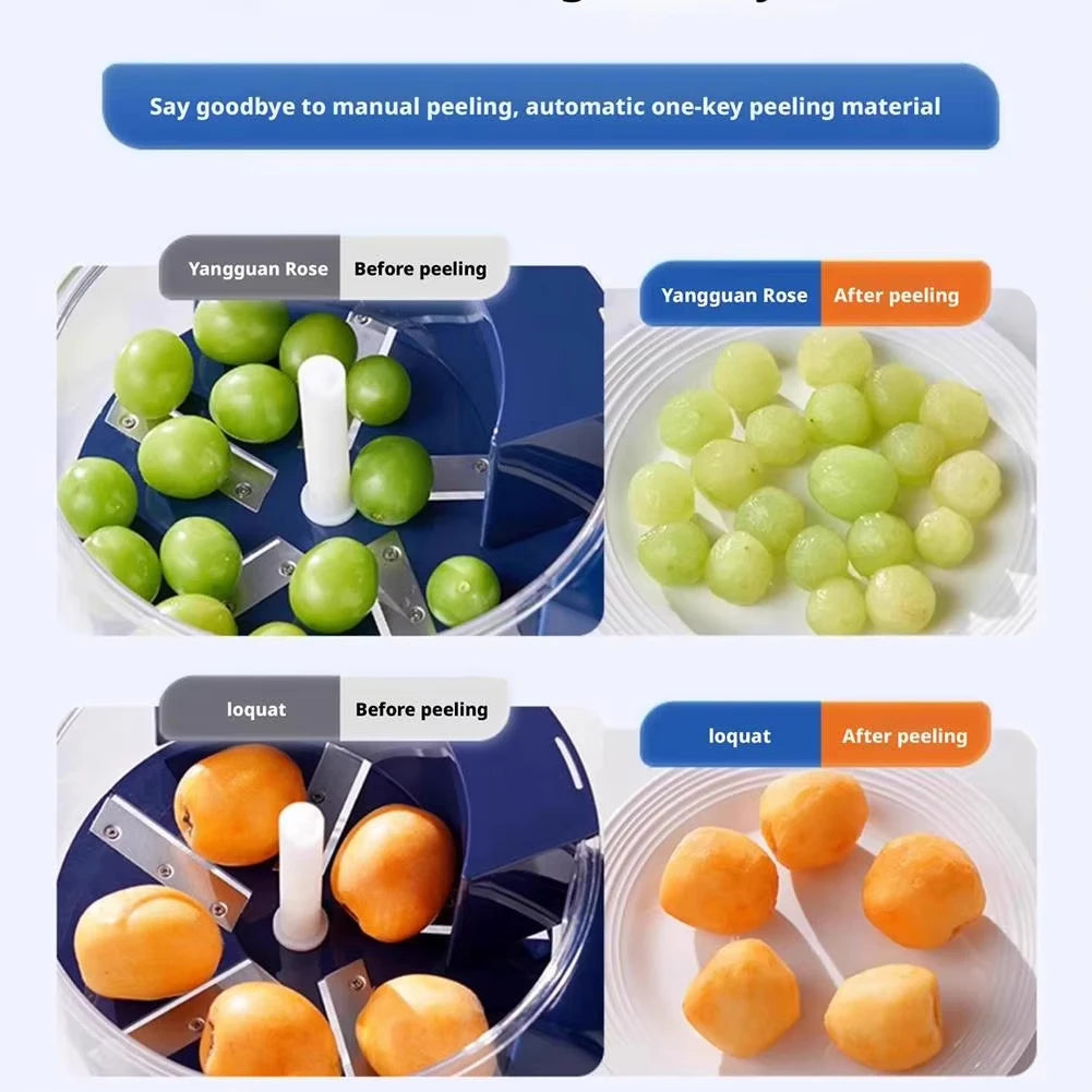 Automatic Electric Grape Peeler – Hands-Free Fruit Skin Remover