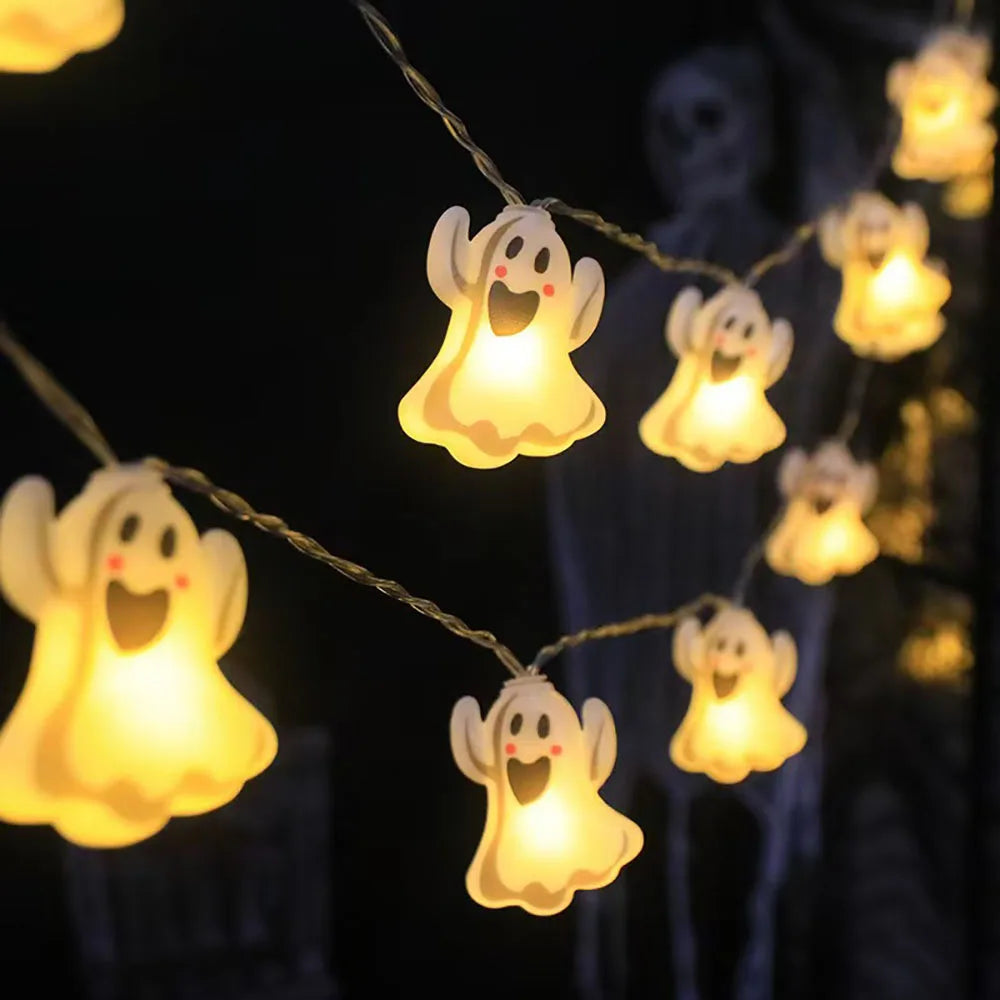 Halloween LED String Lights – Pumpkins & Ghosts
