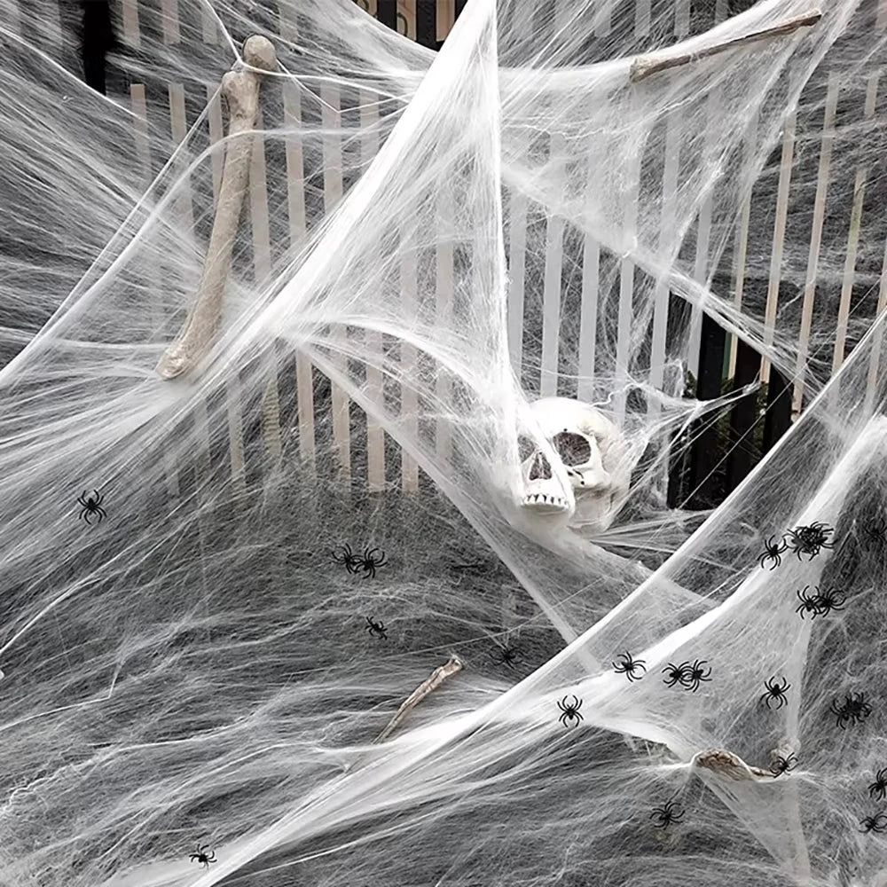 Halloween Decoration Spider Web, Artificial Spider Web