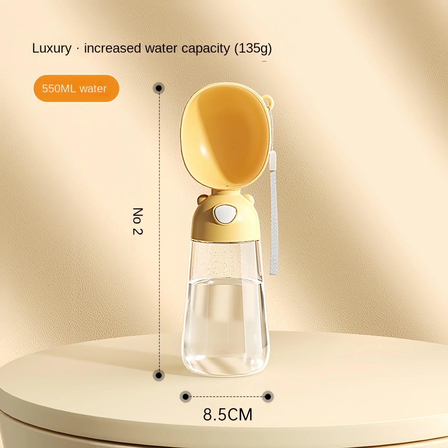 Portable Pet Water Bottle with Dispenser