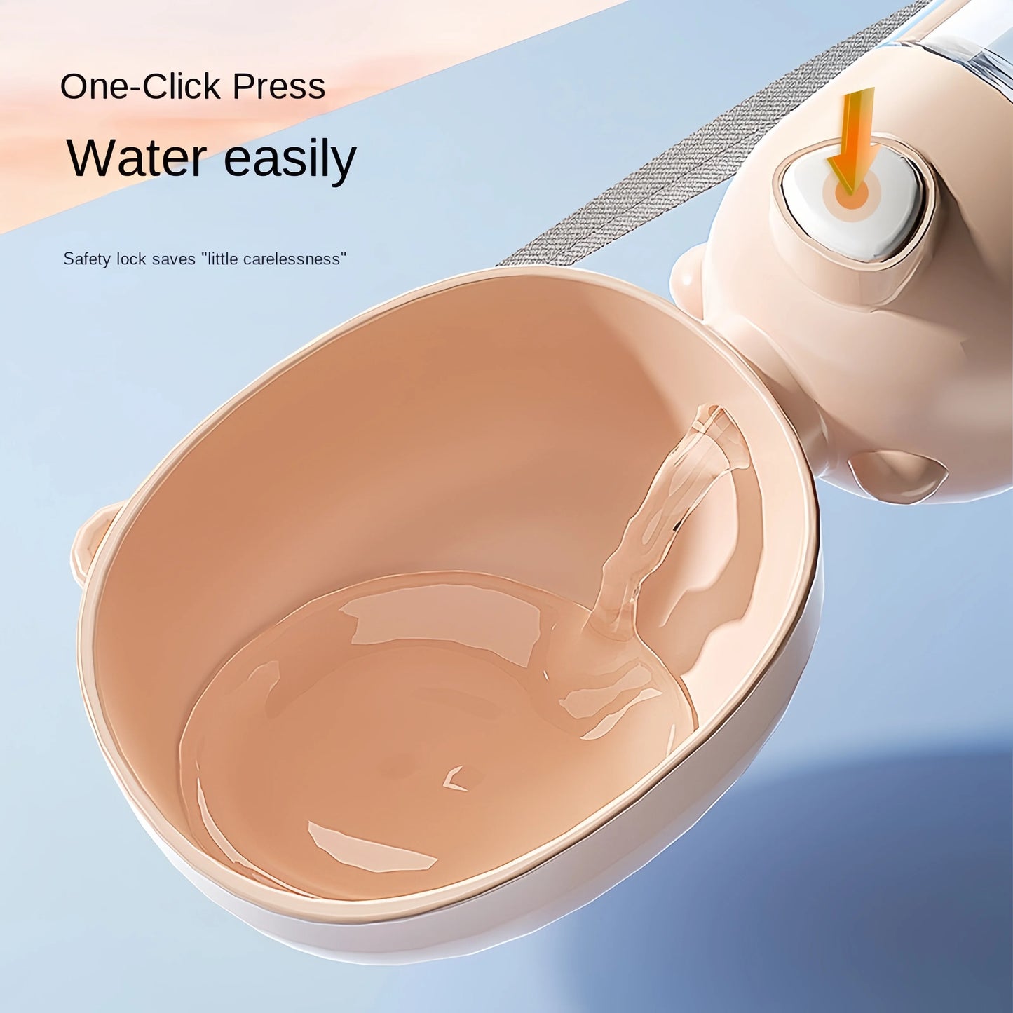 Portable Pet Water Bottle with Dispenser