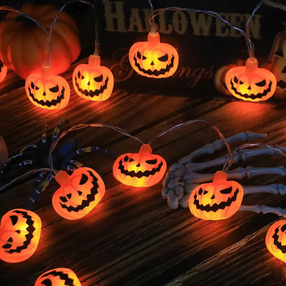 Halloween LED String Lights – Pumpkins & Ghosts