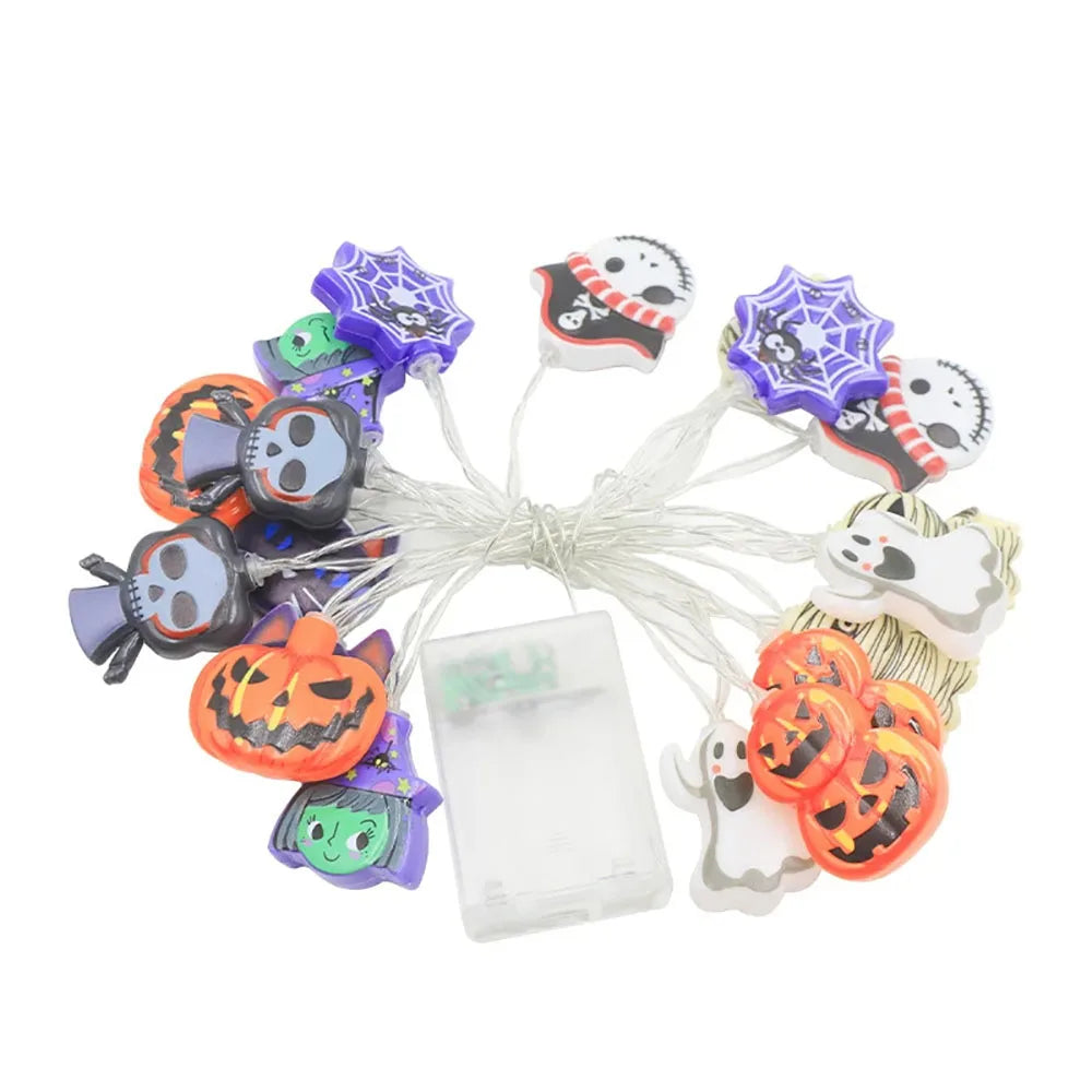 Halloween LED String Lights – Pumpkins & Ghosts