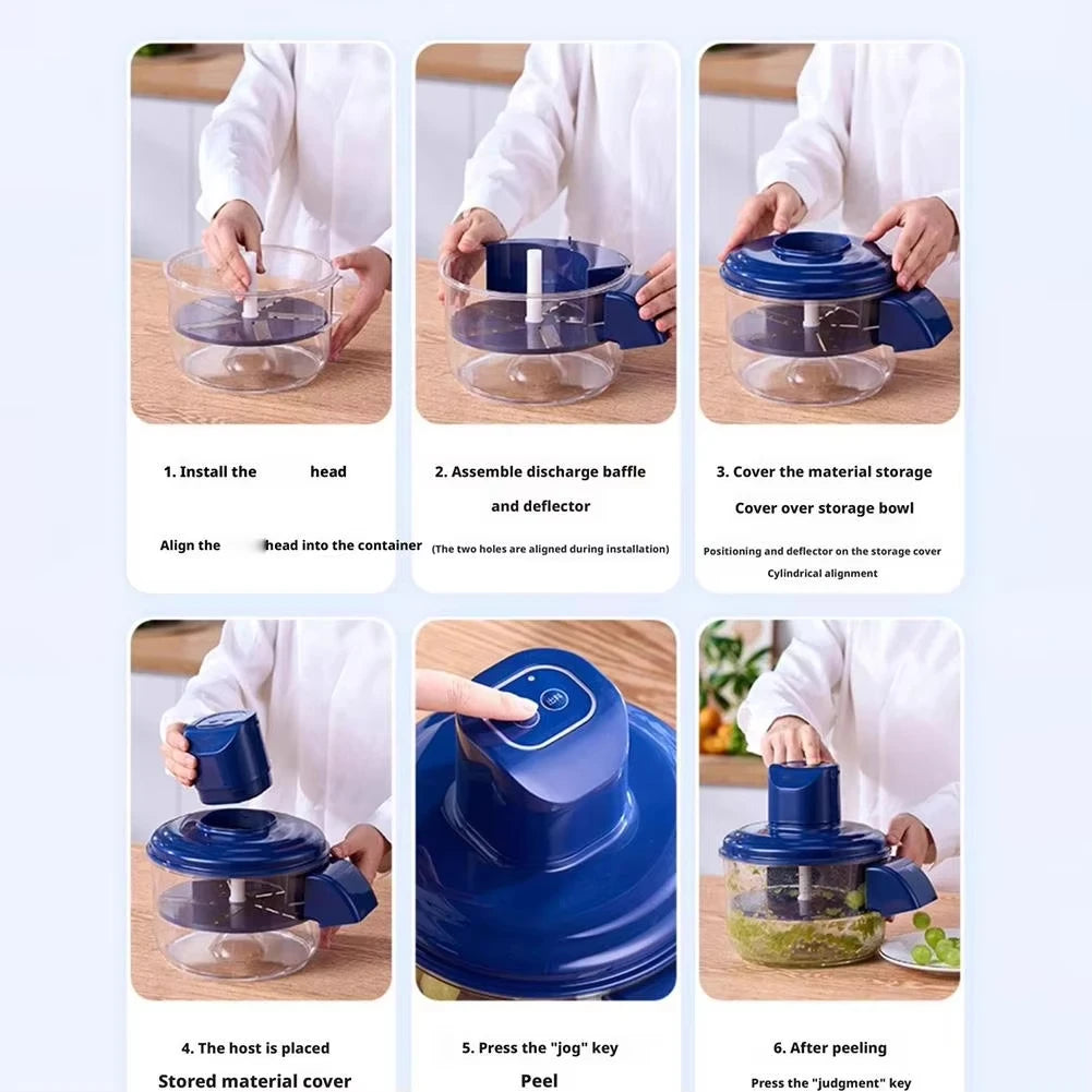 Automatic Electric Grape Peeler – Hands-Free Fruit Skin Remover