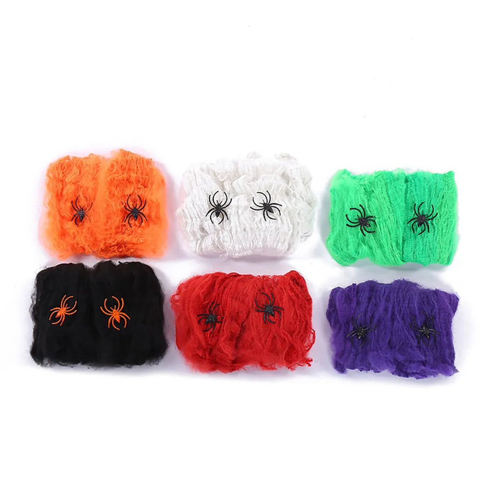 Halloween Decoration Spider Web, Artificial Spider Web