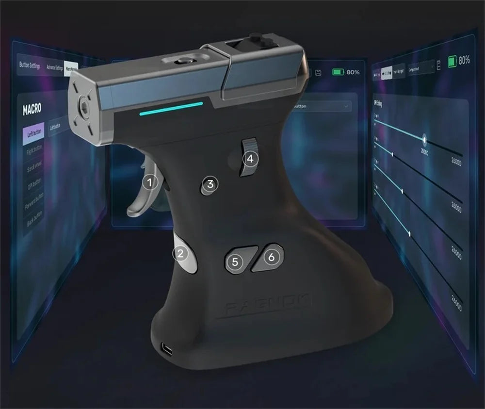 Ragnok 3 Gun Mouse – FPS Gaming Recoil Edition