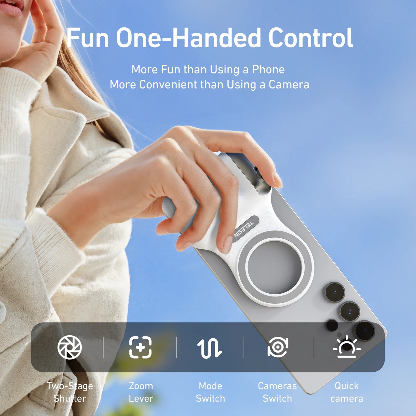 Fun Shot Magnetic Grip For Phone