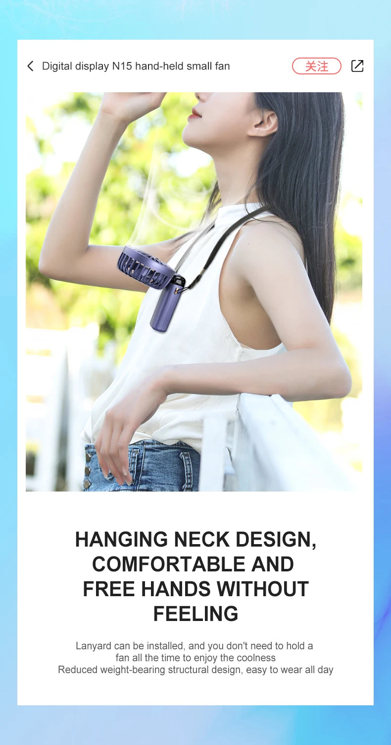 FlexiFan 5X – Foldable Mini Fan with Phone Stand