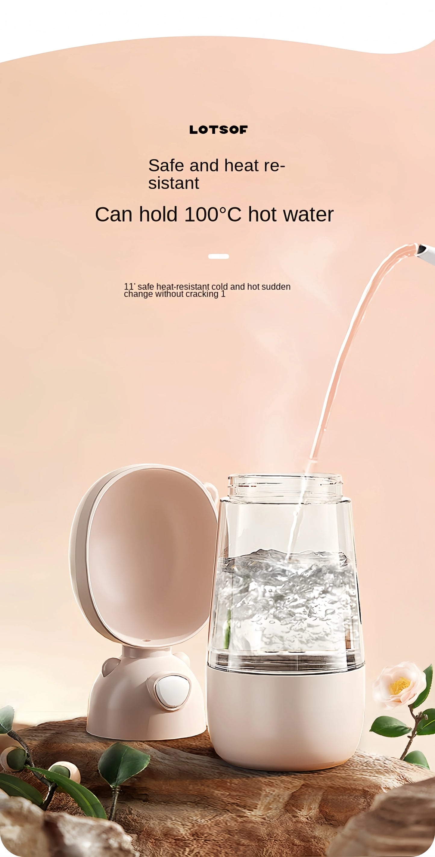 Portable Pet Water Bottle with Dispenser