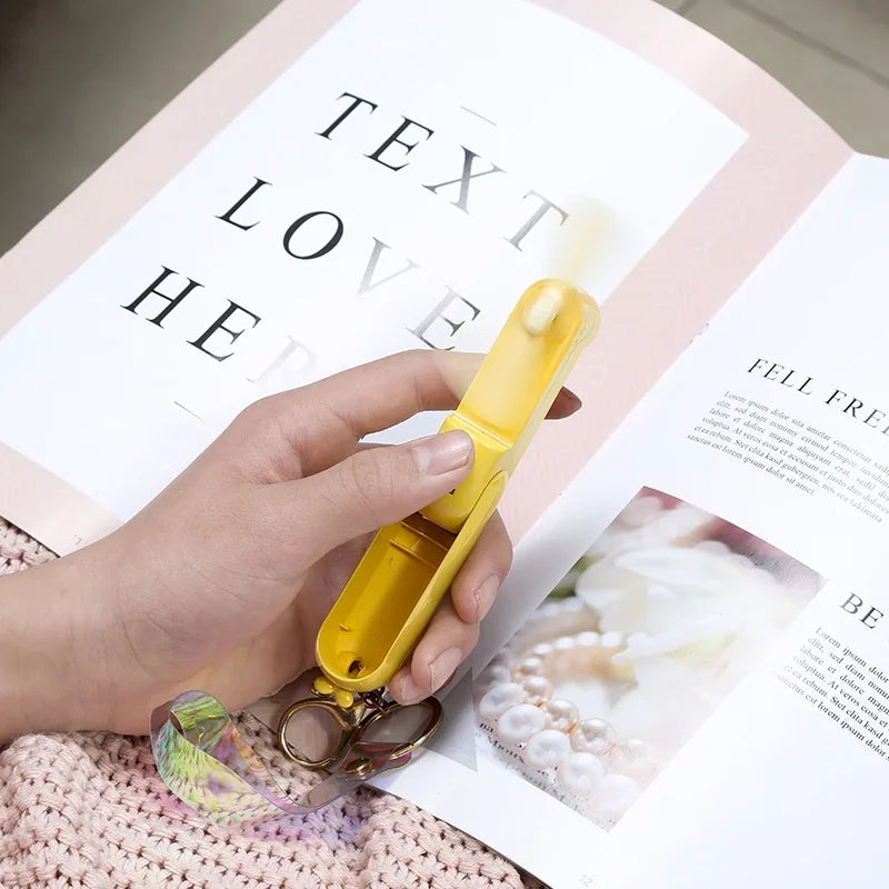 🌬️ Mini Portable USB Fan – Foldable, Rechargeable, Silent