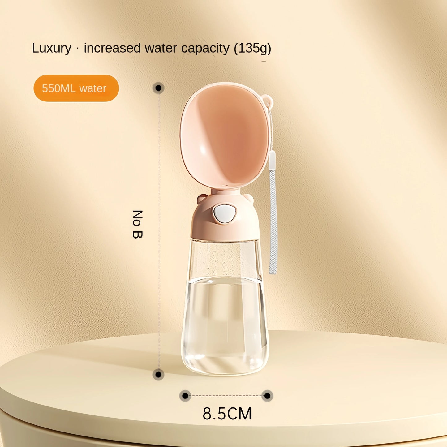 Portable Pet Water Bottle with Dispenser