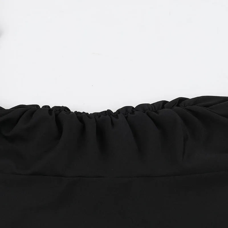 Gothic Batwing Mini Dress – Slim Fit