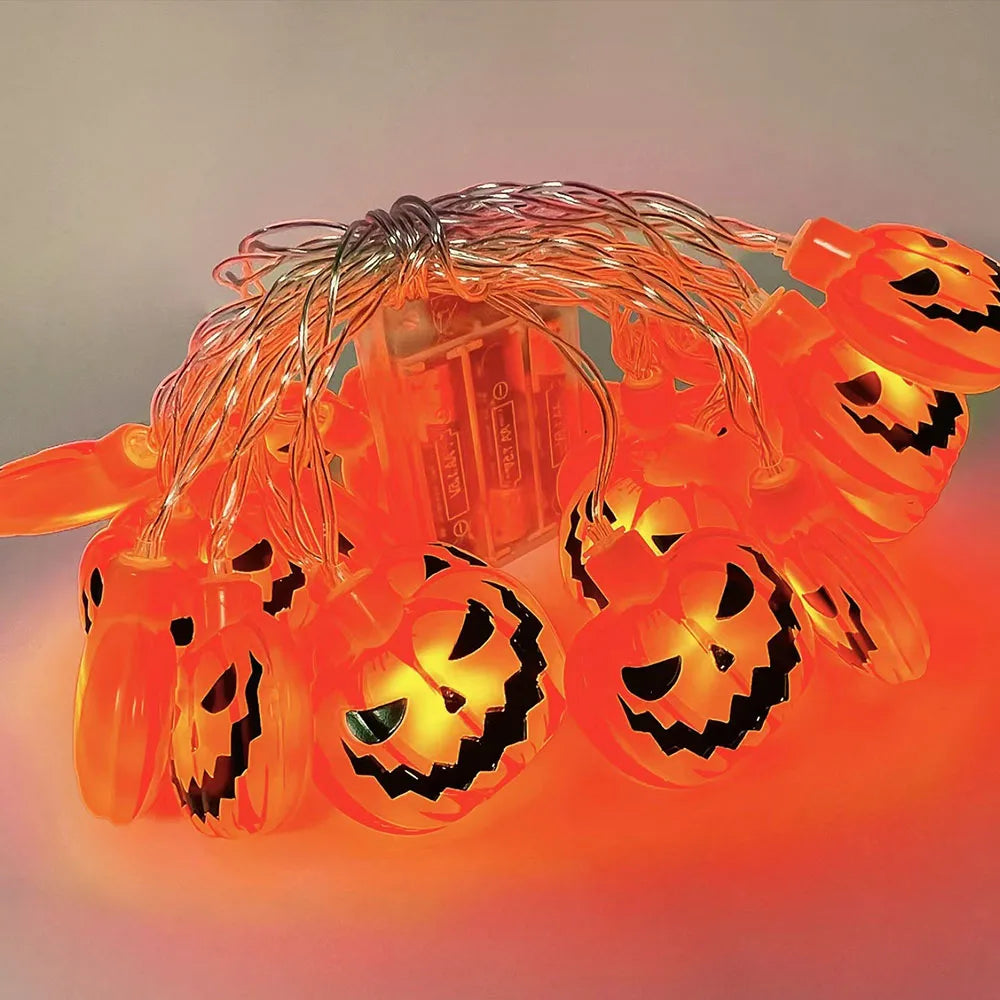 Halloween LED String Lights – Pumpkins & Ghosts