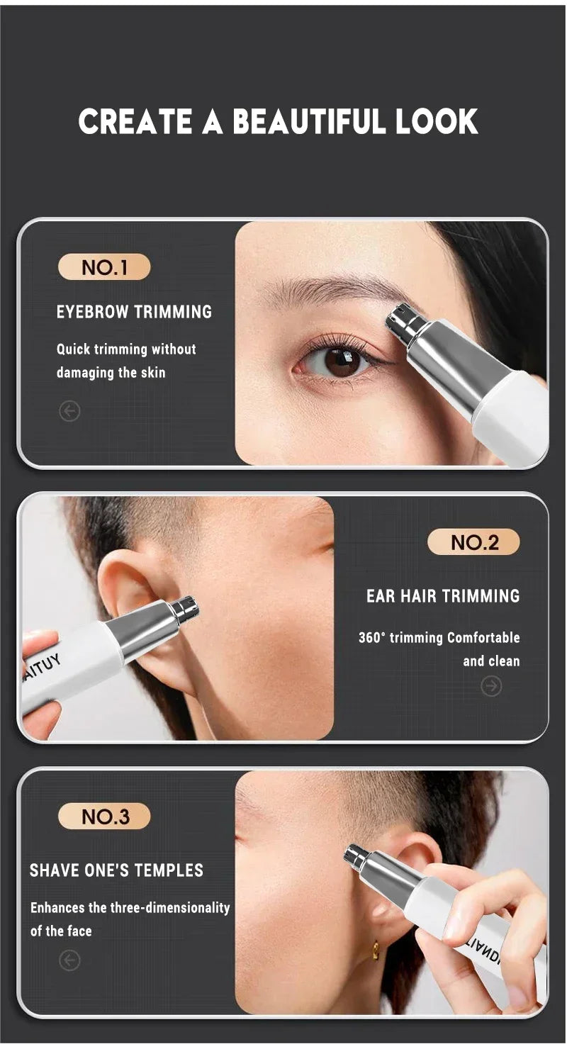 2-in-1 Ear&Nose Hair Trimmer