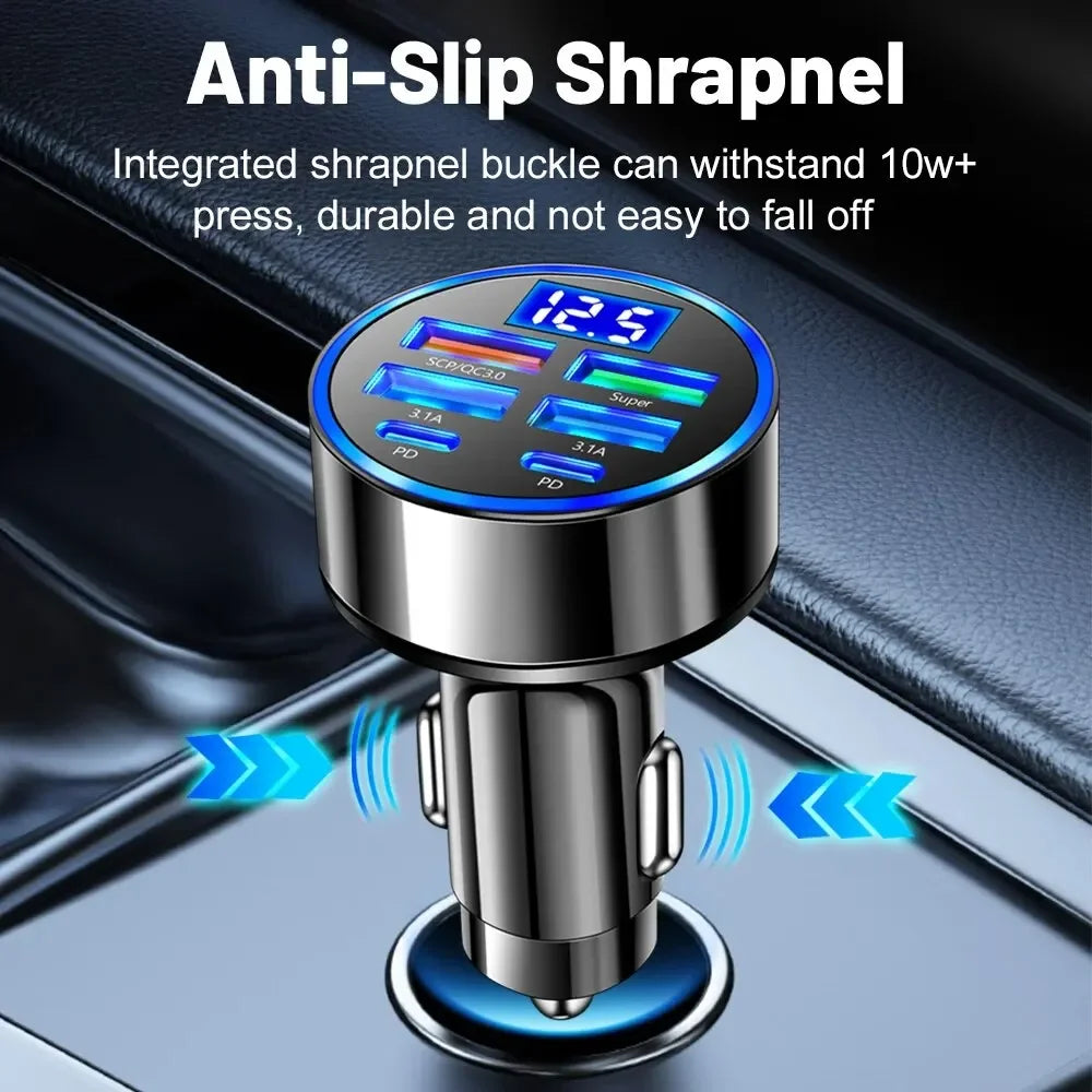 Fast Car Charger (6 Ports)