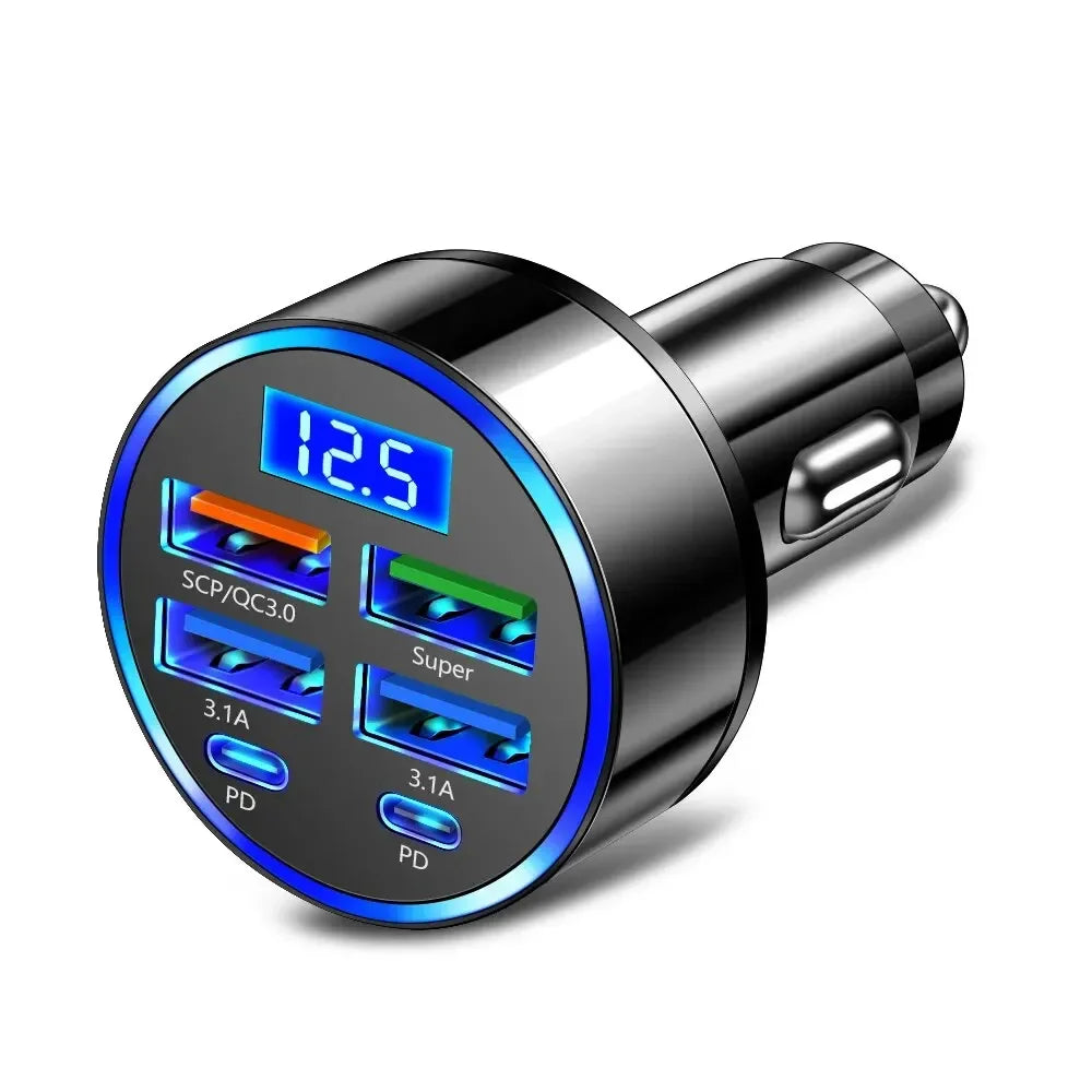 Fast Car Charger (6 Ports)