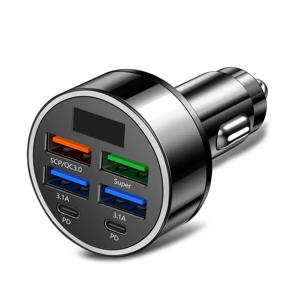 Fast Car Charger (6 Ports)