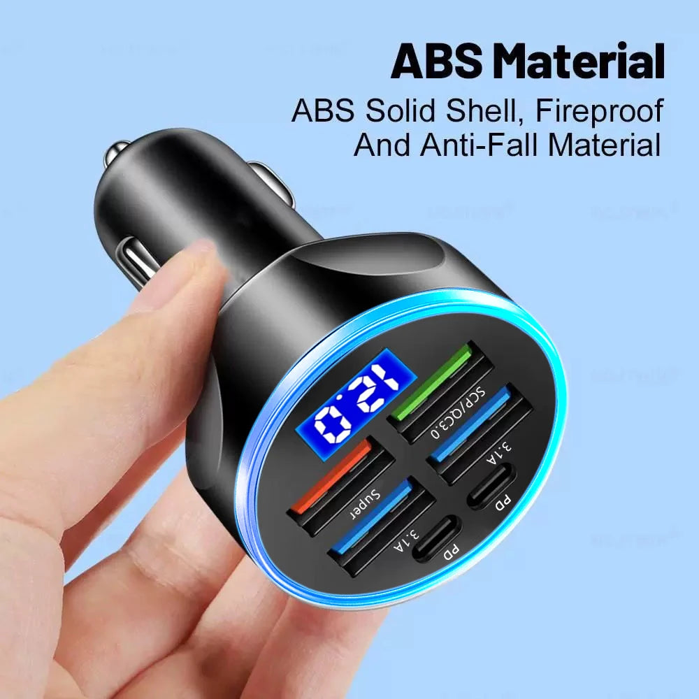 Fast Car Charger (6 Ports)