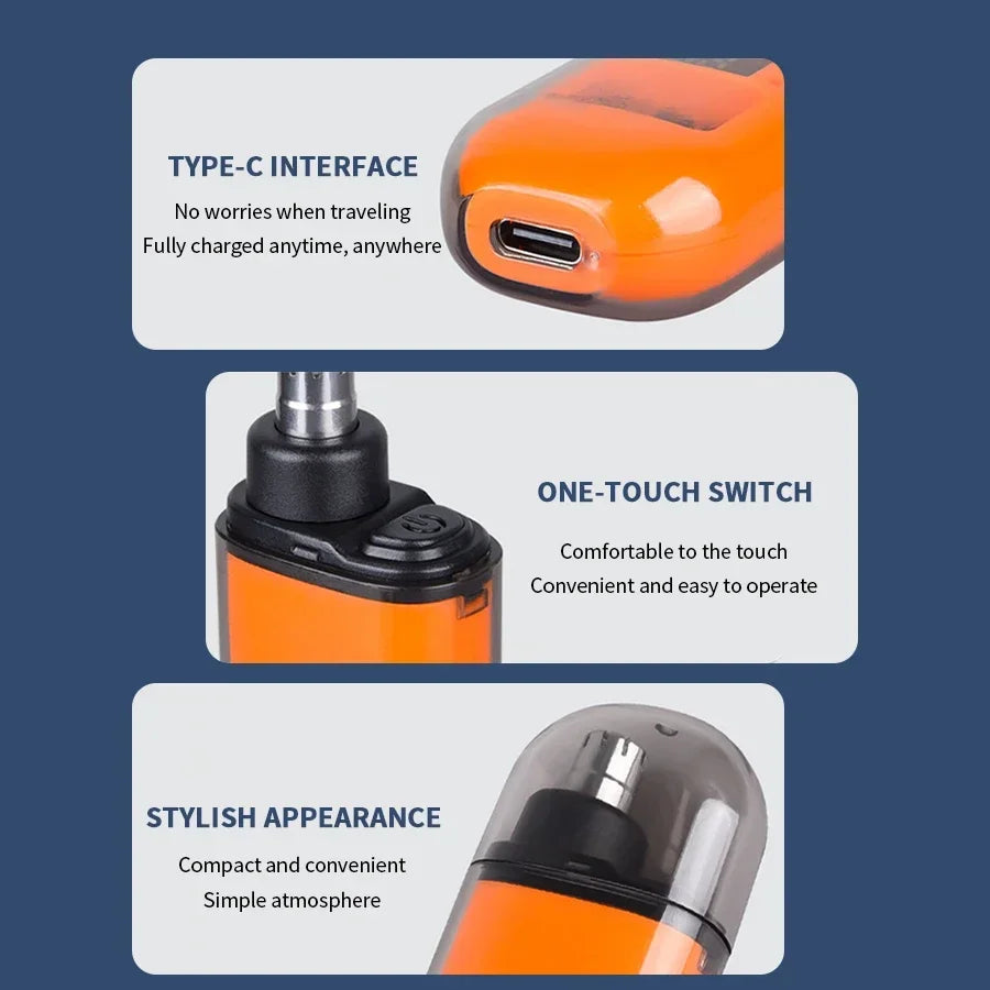 2-in-1 Ear&Nose Hair Trimmer