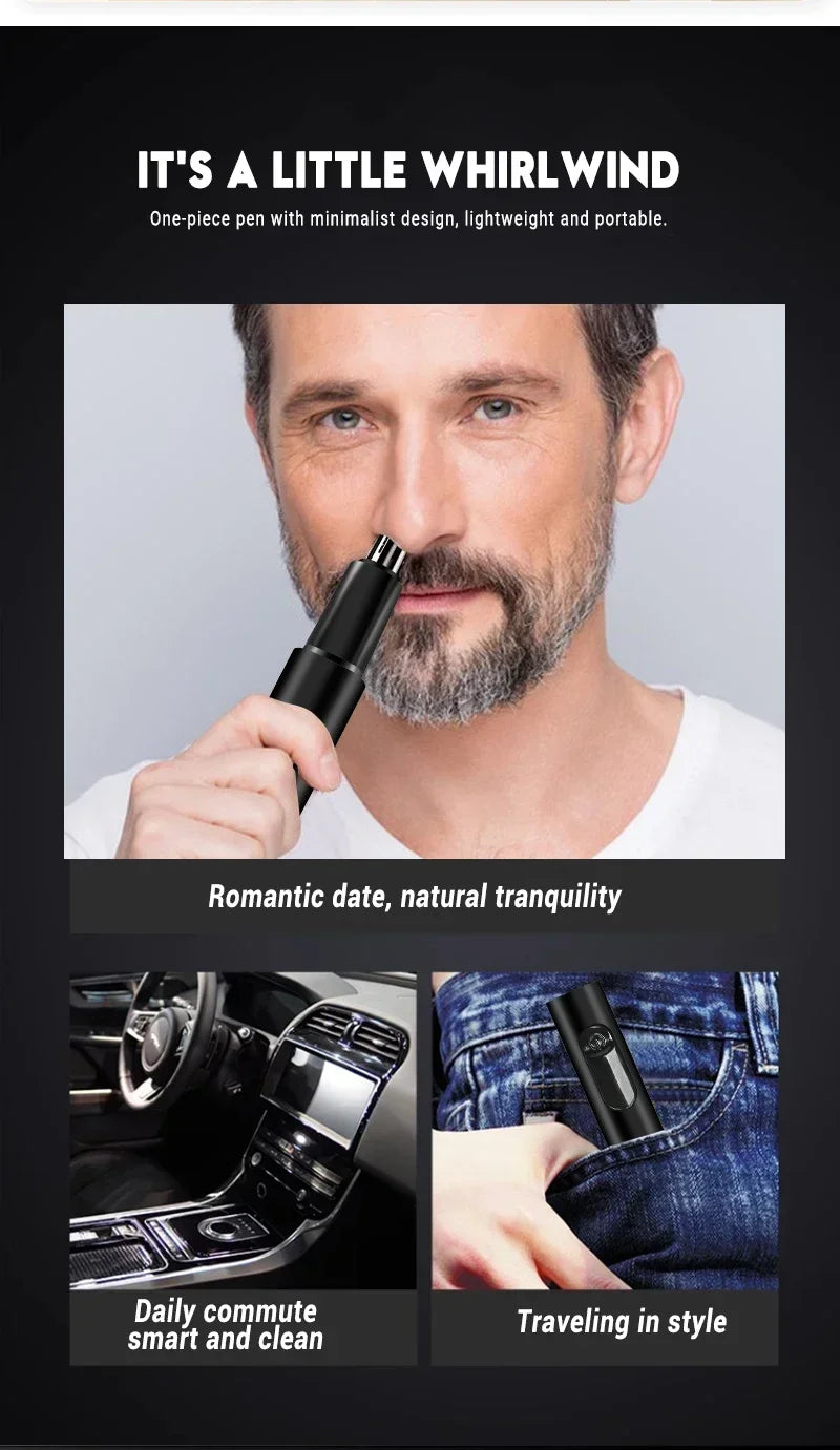 2-in-1 Ear&Nose Hair Trimmer