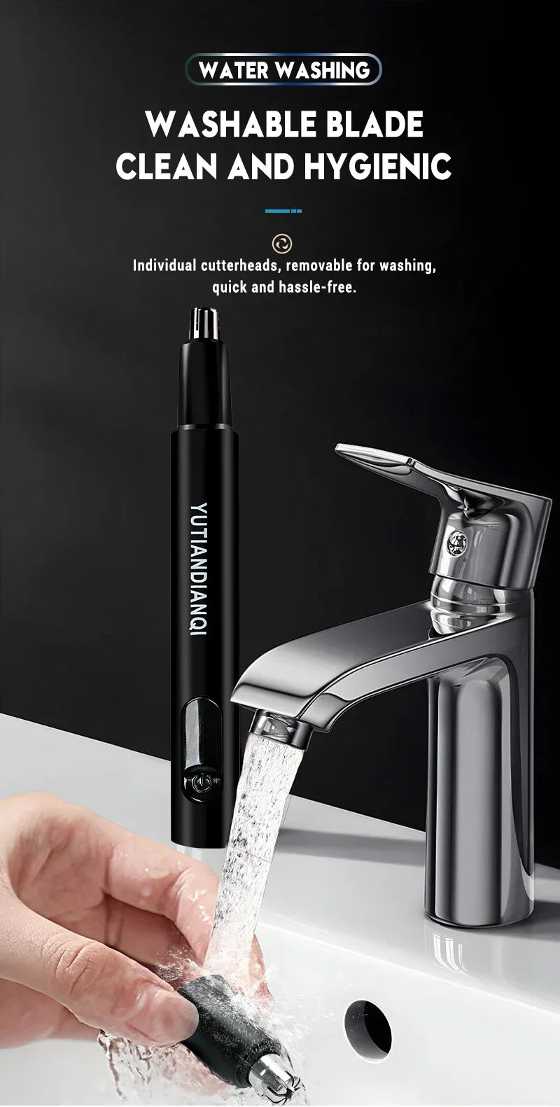 2-in-1 Ear&Nose Hair Trimmer