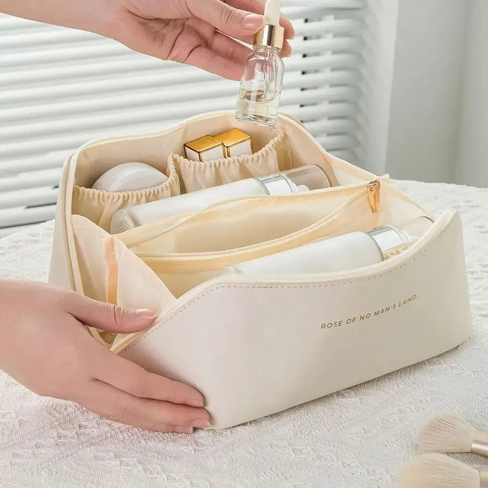 ✨ Luxury Makeup Organizer Bag – Travel Cosmetic Case 💄