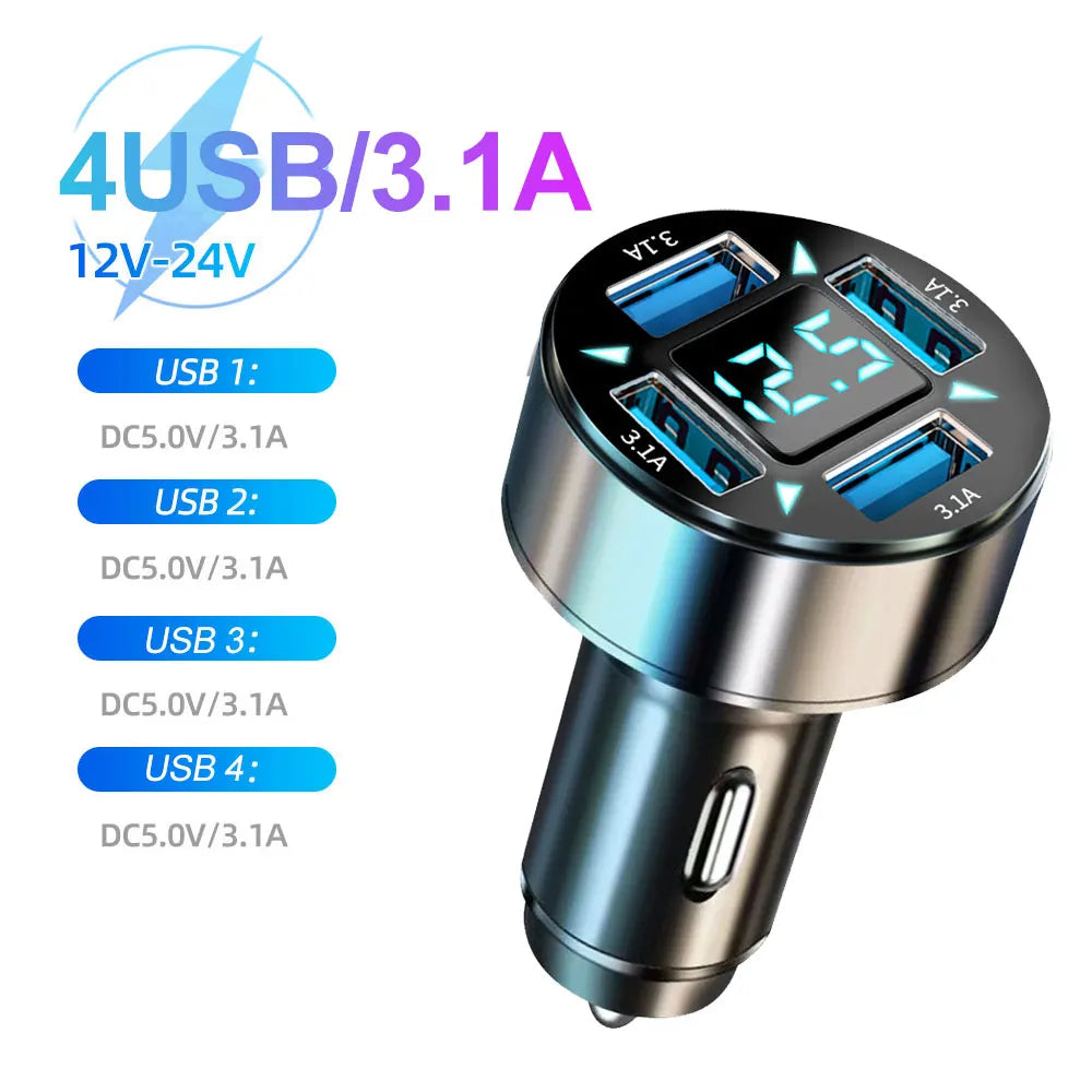 Fast Car Charger (6 Ports)
