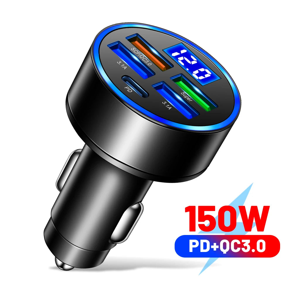 Fast Car Charger (6 Ports)